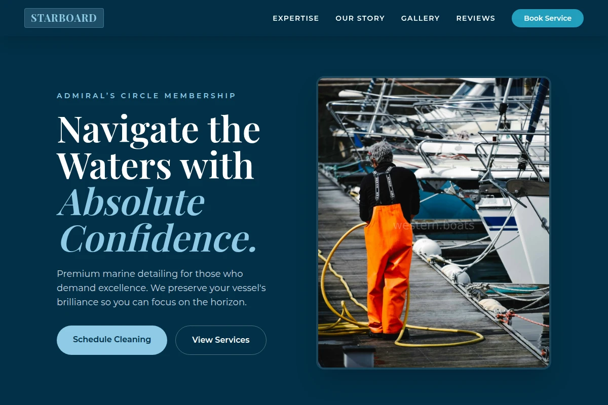 Starboard Boat Cleaning