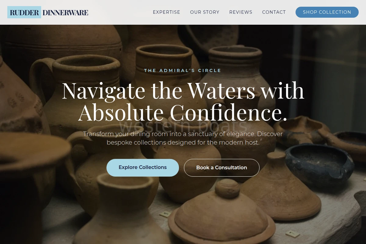 Rudder Dinnerware