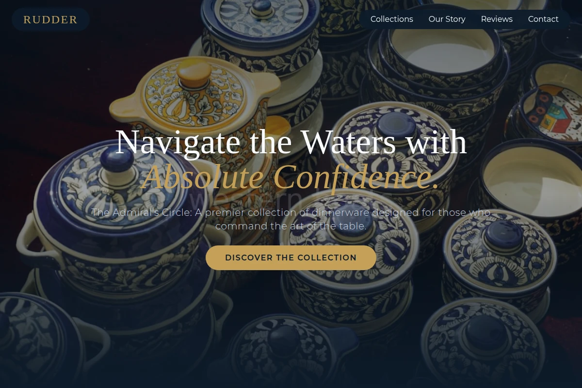 Rudder Dinnerware