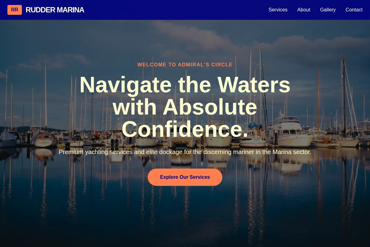 Rudder Marina