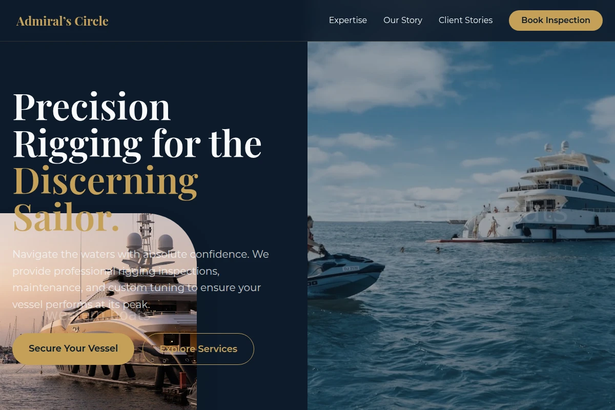Rigging Yacht